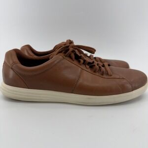 Cole Haan Grand Crosscourt II Mens 12M British Tan Leather‎ Sneakers